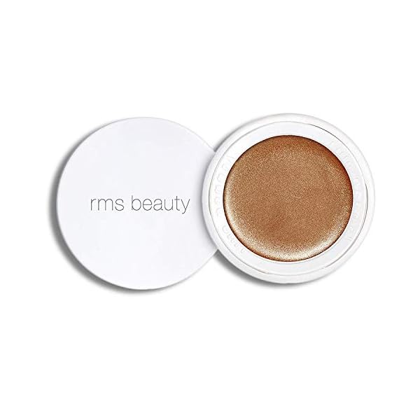 RMS Beauty Buriti Bronzer - Cream Bronzer, Face & Body Shimmer Bronzer & Highlighter, Face Glow Highlighter Makeup, Face Highlighter & Makeup Bronzer