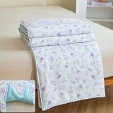 DOTBUY-SHOP Colcha Boutí, Niñas Cubrecama Suave Ligero y Transpirable, Cama Multiusos para Primavera y Verano, Colchas para Cama 90/120/150/180 (Rosas moradas,150x200cm)