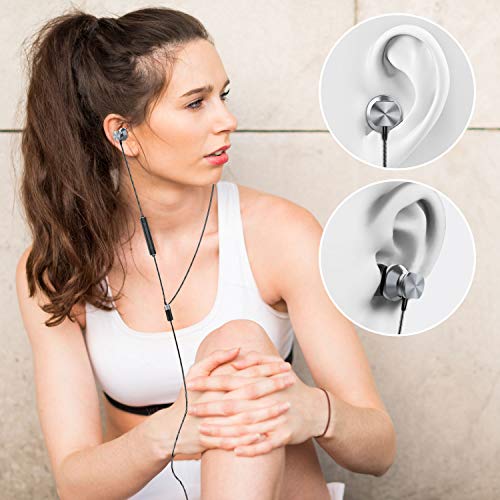 Auricolari,Auricolari In-Ear,Auricolari in ear con Microfono,Isolamento del Rumore, Alta Definizione, Bassi Potenti, Cuffiette Per iPhone, iPad, Samsung, Xiaomi,Sony e Altri Smartphone Android