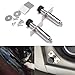 Kucehiup Door Poppers Trunk Popper Stainless Chrome Street Rod 2 PCS