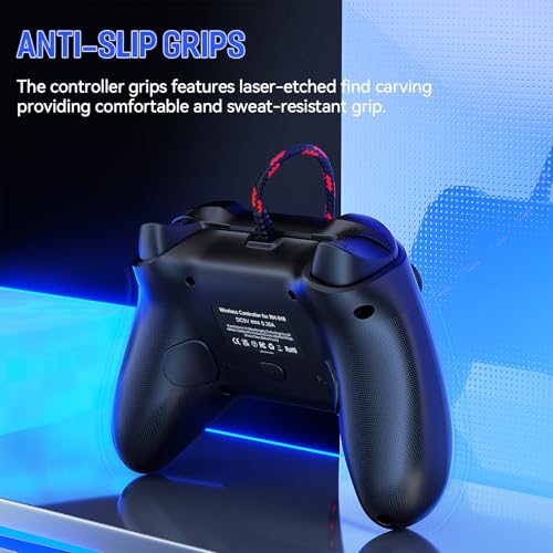 Gamrombo Wired Controller for PS5 Controller, Gaming Controller for PlayStation 5 / PS5, PS4, PC, Support Turbo, Marco, 3.5mm Audio Jack - Black by Gamrombo - Image 5