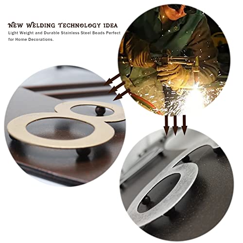 Mrocioa 24 Inch Farmhouse Decor Wall Clock Industrial Large Decorative Metal Clock Home Hanging Decor For Living Room, Loft, Kitchen (Gold) #TOP4