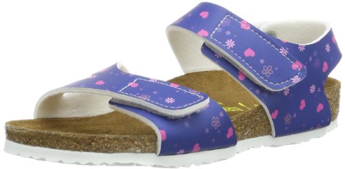 Image of Birkenstock Bali, Girls' Sandals, Lovely Pattern Navy, 7 UK Child (25 EU)