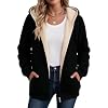 Zeagoo Women Sherpa Fleece Jacket Zip Up Thick Warm Hoodie Fall Winter Coat