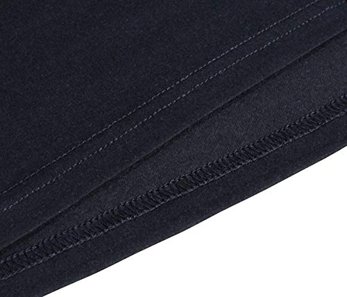 Lyrur Women's Surplice V Neck Short Sleeve Party Breastfeeding Semi Formal Wrap Dresses Knee Length(L, 9069-Black) #TOP5