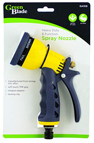 Green Blade BB-GA109 Plastic Heavy Duty 6-Function Spray Nozzle Gun