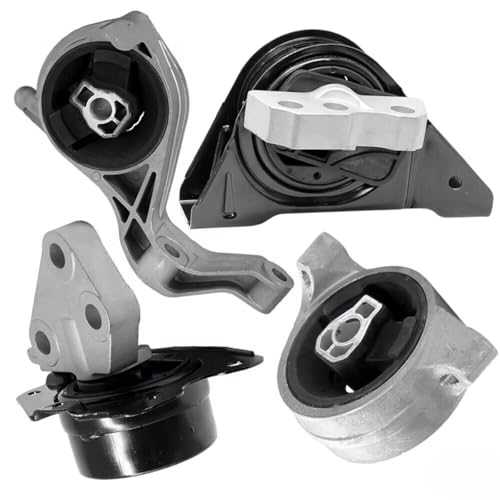 Silentblock Compatible con Saturn para Vue 2008 2009 2010 10381553 25911133 4PCS Soportes Motor Delanteros Traseros De Coche para Soporte