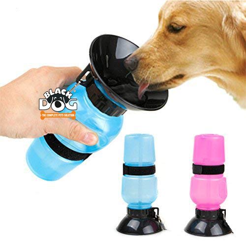 BLACK DOG Water Bottle for Pets Dog Water Bowl Bottle Sipper Portable Aqua Dog Travel Water Bottle, Bowl Auto Dog Mug for Pets - (Color May Vary) (B07Z5699B7) Amazon Price History, Amazon Price Tracker