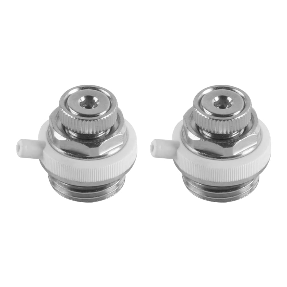 Ieron 2PCS Automatic Radiator Bleeders 1/2 Inch Connection Automatic Radiator Bleed Valve Self-Bleeding Radiator Valve Bleed Valve
