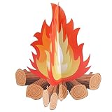 El cartón de fogata es ideal para que los niños jueguen en los fuertes de su tienda para crear un juego imaginativo estimulante.