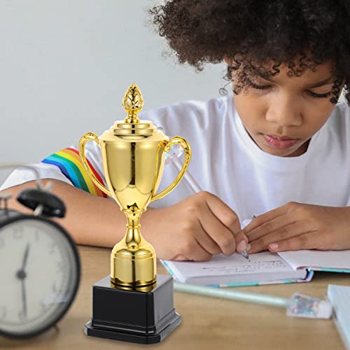 STOBOK Gold Award Trophy Cup Troféu Do Prêmio de Prêmio de Multi- Função Com Cover 22. Troféu de Pre