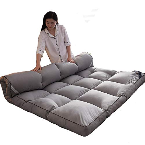 WYFF Futon Colchón Tatami Ground Mat Plegable Algodón Ecológico Memory Colchón con Correas Espuma Japonés Tradicional Colchón Futón Antideslizante Viajes Camping,200 * 220cm