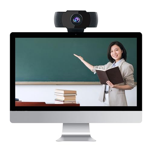 Annadue Webcam 4K, Fonction beauté, Zoom, Mise au Point, Caméra D'ordinateur USB avec Microphone, 1080P, pour, OS X, OS, Diffusion en Direct, Réunions
