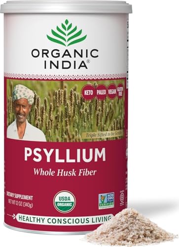 Organic India Psyllium Herbal Powder – 12 oz USDA Organic