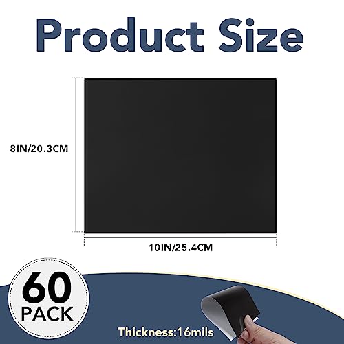 DIYMAG 60Pack Magnetic Adhesive Sheets Photo Mat, Flexible Magnet Sheets with Adhesives Backing, 8x10 Inch Flexible Magnet for Crafts Photos and Die Storage Easy to Cut by DIYMAG - Image 2