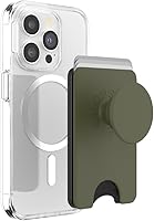 Vista 25 de PopSockets - Cartera de teléfono con agarre extensible para teléfono, tarjetero para teléfono - blanco y negro