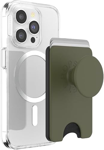 Miniatura 28 de PopSockets Billetera Kick-Out para MagSafe, soporte ajustable, soporte magnético, arco iris - Aura