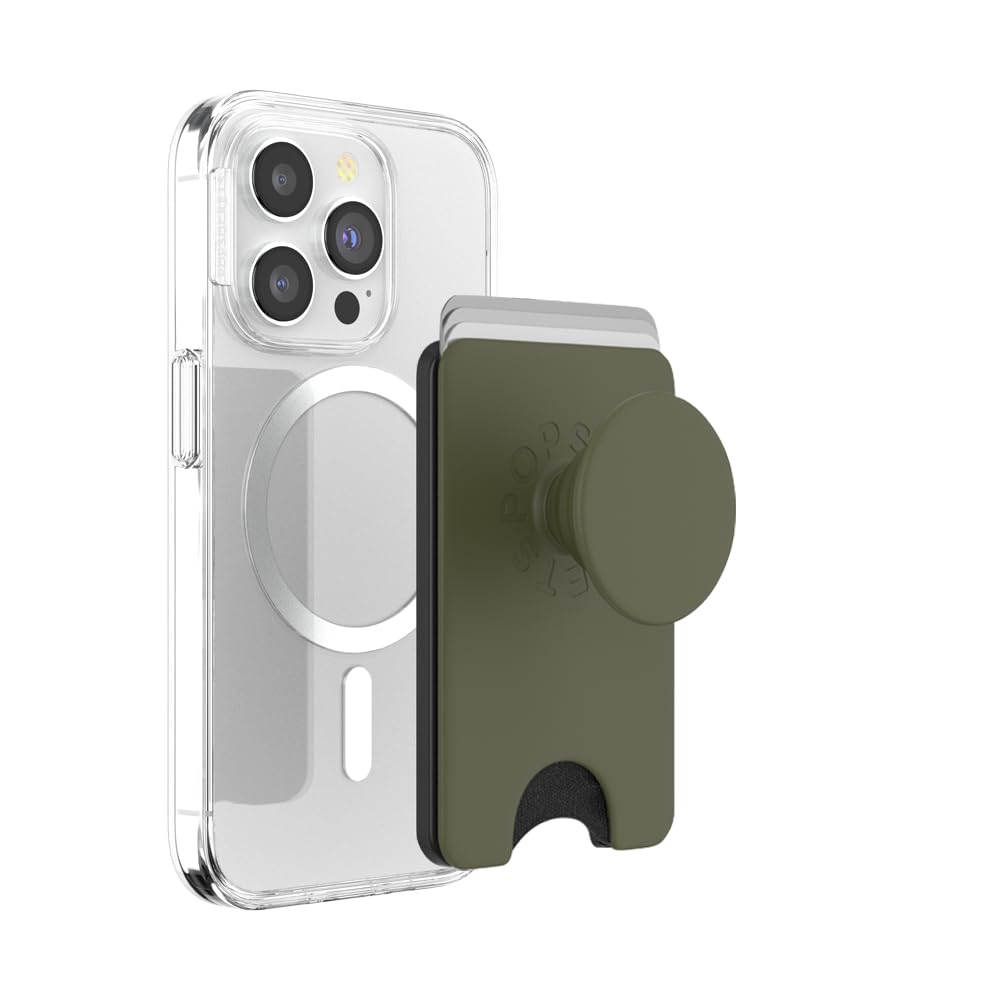 PopSockets Phone Wallet for MagSafe with Grip- Fatigue