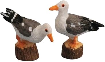 Dolls House Seagull Birds Perched on Logs Beach Chip Shop Kiosk Coast Accessory