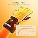 SAVIOR HEAT 3.0 Heated Ski Gloves for Men&Women,7.4V 3000mAh Anti-Freeze Battery, PD Fast Charging&Bluetooth APP Control,Waterproof Goat Leather,3M Thinsulate for Skiing Motorcycle