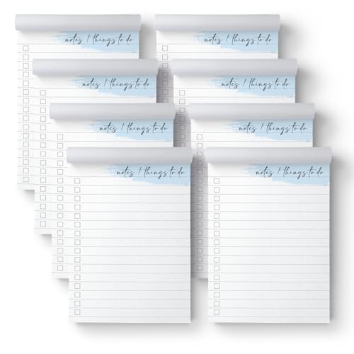 8-Pack A6 Small Notepad Refills - 4x6 in Memo Pads with Lined Paper (320 Sheets)