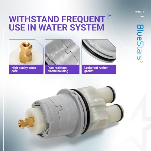 image for BlueStars RP46074 Shower Valve Cartridge - Single-Function Pressure-Ba