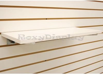Roxy Display SC-SW1023WH Slatwall Shelf/4 Units per Set