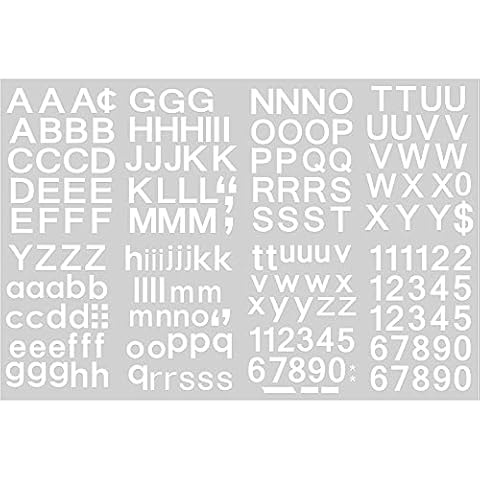 202 Pieces Self-Adhesive Vinyl Letters Kit Cover