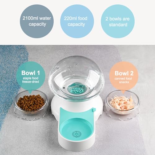 Fuente de agua automática para gatos y perros miniatura 6