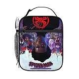 Ziusuol Anime Lunch Box, Super Hero Reusable Bag Bento Box Bag Warm Cooler Bag for Hiking Beach Camp