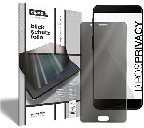 Protector de pantalla privacy dipos con filtro de dos vías antiespías para OnePlus 5
