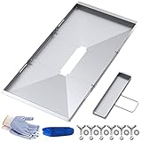 Grease Tray with Catch Pan, Universal Drip Pan for 4/5 Burner, 23"-32" Grease Tray for Gas Grill Model from Dyna Glo, Nexgrill, Expert Grill, Kenmore, BHG. Stainless Steel Grease Tray Replacement