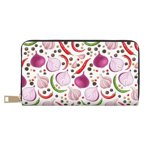 Portefeuille fin en cuir pour homme et femme Novastar avec fermeture éclair de cartes