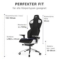 RECARO Exo Platinum – High End Gamingstuhl First of its Kind bis 150kg – Ansicht 3