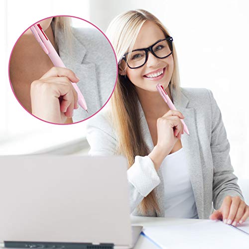 12 Pieces Multicolor Ballpoint Pen 4-Color Retractable Ballpoint Pen 0.5 Mm Fine Point Ballpoint Pen For Planner Journaling Writing, 6 Shell Colors #TOP5