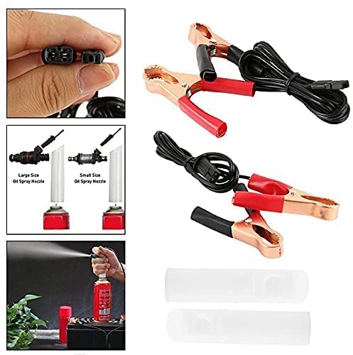 Zhichen Universal Auto Car Fuel Injector Nozzle Flush Cleaner Adapter Diy Cleaning Tool Kit Set #TOP6