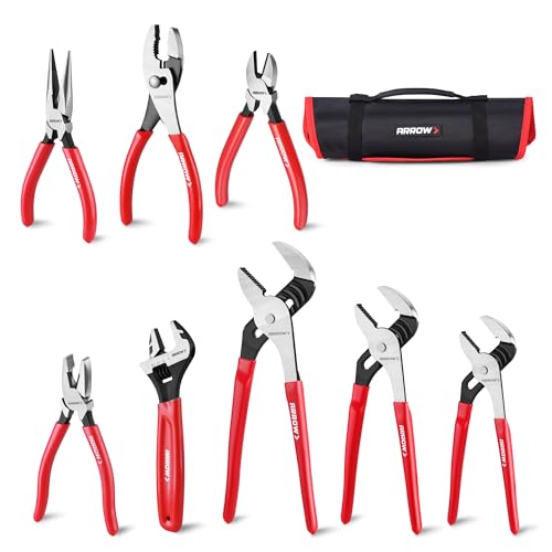 ARROW 8PCS Pliers & Wrench Set, 6