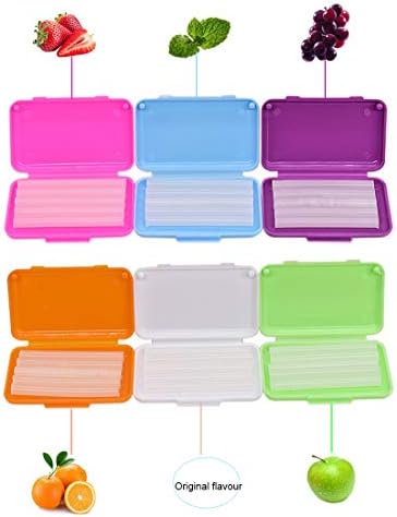 RZJZGZ Dental Wax for Braces,Dental Oral Care Orthodontics Wax for Braces with Fruit Smell for Brace Wearers Gum Protection- 6 Boxs for 300 Times