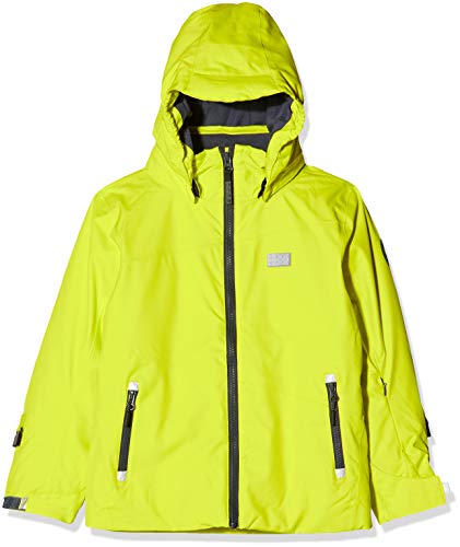 LEGO Wear Boys Jacket With Hole for Headset Cords and Detachable Hood, Yellow, 13 Yr