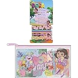 Design coloré et thématique avec éléments de la jungle : idéal pour les filles fans de Dora l'exploratrice qui aiment créer des coiffures uniques tout en jouant ou en se préparant à sortir.