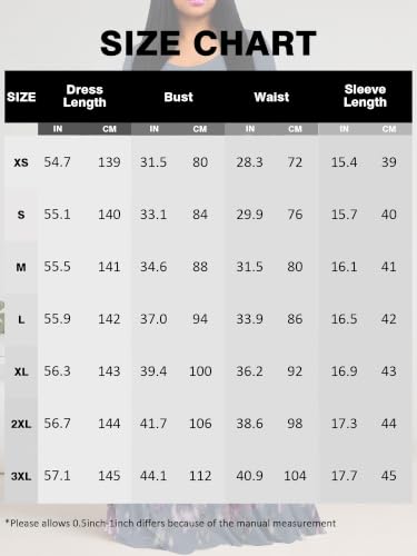 Image of PinkPatty Plus Size Maxi Dress for Women Casual V Neck 3 /4 Sleeve Boho Printed Long Dress with Pockets