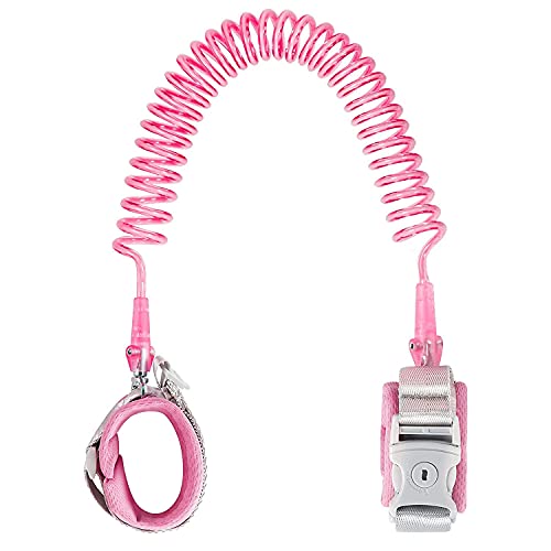 2M Pulseira reflexiva antiperda de pulso, antiperda, correia antiperda, coleira para bebê com travas