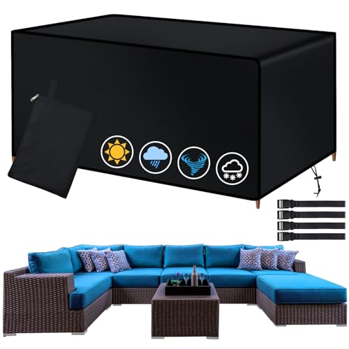 Omtofo GartenmöBel Abdeckung Wasserdicht 180×120×74cm, 420D Oxford...