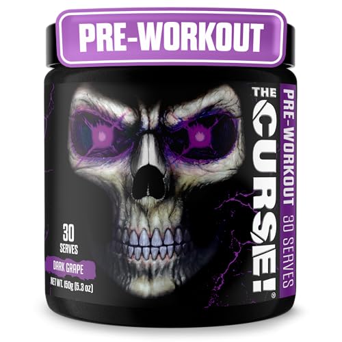 Image of JNX SPORTS The Curse! Dark Grape Pre Workout Powder with Creatine - Extreme Energy Preworkout for Men & Women - 30 Servings - L Citrulline, Beta Alanine & Caffeine for Pump, Strength & Focus