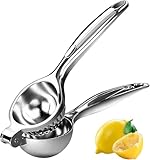 Zitronenpresse Edelstahl, 7 cm Manuell Zitruspresse Lemon Squeezer Handpresse Citrus Juicer...