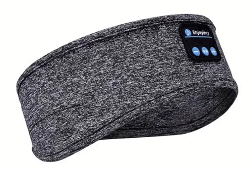 Sleep Headphones, Noise Cancelling Headphones for Sleeping - Side Sleepers, Wireless Sleeping Headband Insomnia Nuit Travel, Gifts Women Men Mom Dad Kids -Grey