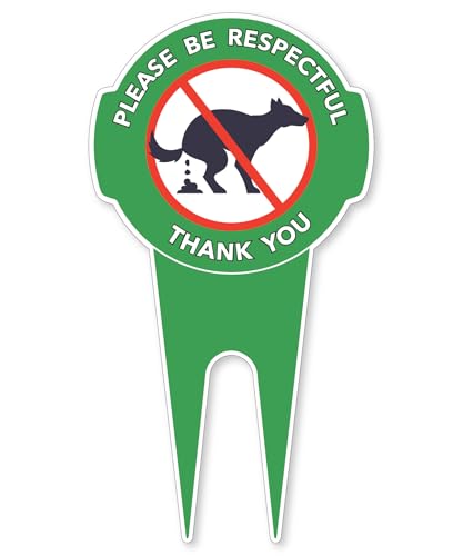 Mr. Pen- No Dog Poop Signs for Yard, 12