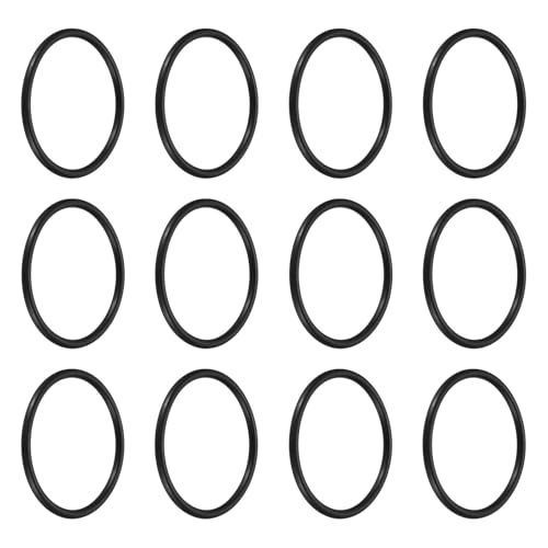 uxcell 12Pcs AS-226 Nitrile Rubber O-Rings 2" ID 2-1/4" OD 1/8" W