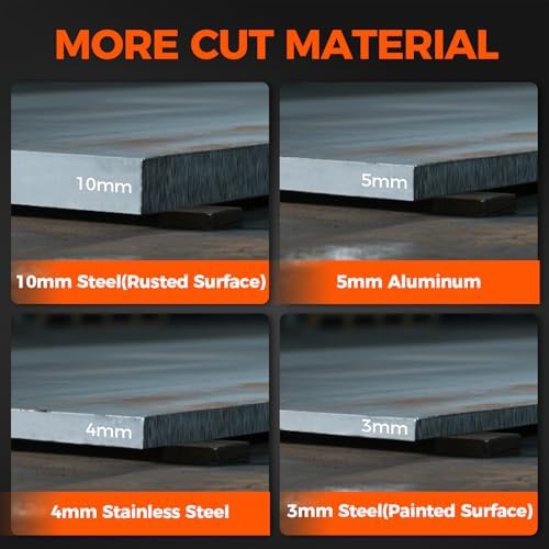 Bild 5 - 230V 75A Plasmaschneider IGBT 25MM Max Berührungslose Hochfrequenzzündung 2T/4T Betrieb für Stahl Edelstahl Kupfer Aluminium