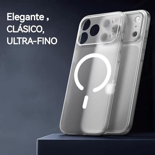 Coque iPhone 17 MagSafe fine mate qui résout les traces et chutes